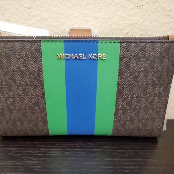 Michael kors Jet Set Travel Double Zip Wallet - Picture 2 of 9